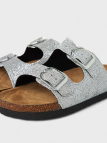 NAME IT Sandaler Flora Silver Colour